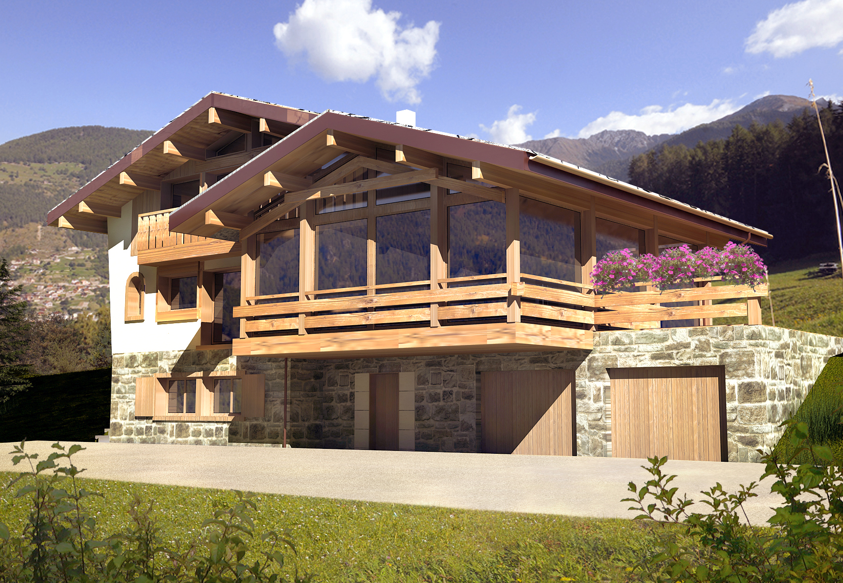 Chalet de haut standing (en construction)